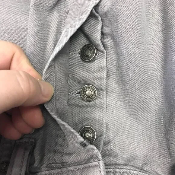 Allsaints Spitafields Sodium Taper Jean Mens 30 Waist 26 Inseam Button Fly - Picture 7 of 13